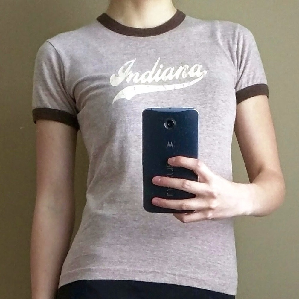 “Indiana” Light brown t-shirt